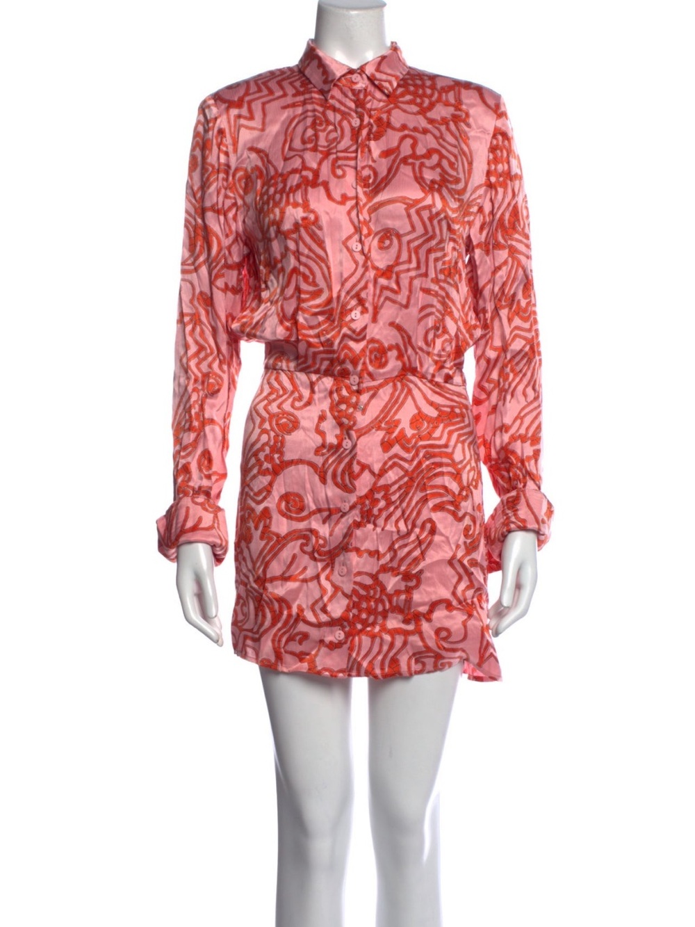 Alexis Prima Dress in Vermillion Small
